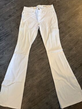 Blank NYC White Flare Jeans